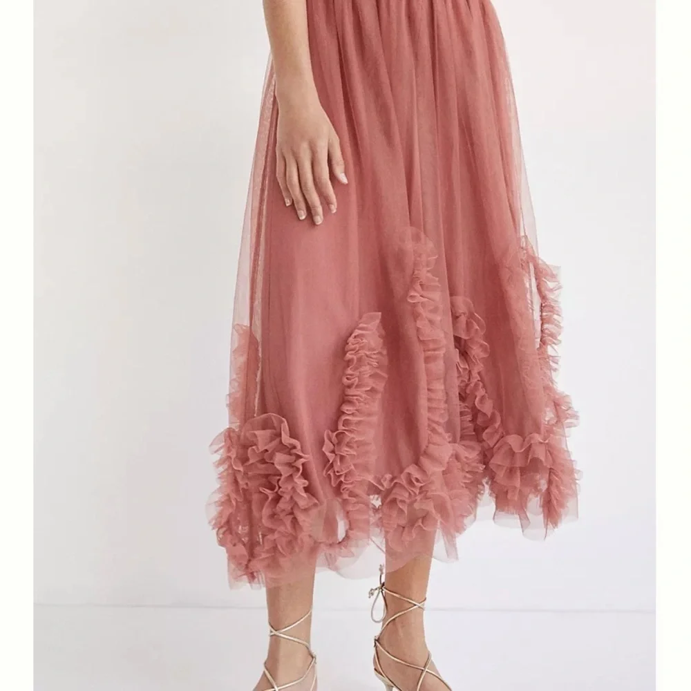 - Anthropologie Felicity Tulle Midi Skirt size small   new without tags - Picture 7 of 10